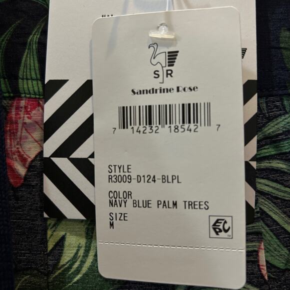 Sandrine Rose Butterfly Fern Mixed Media Wool Cardigan Sweater Women Large NWT - Picture 12 of 12